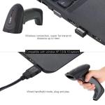 1D 2D High Resolution Barcode Scanner Wireless For Stores Supermarket
