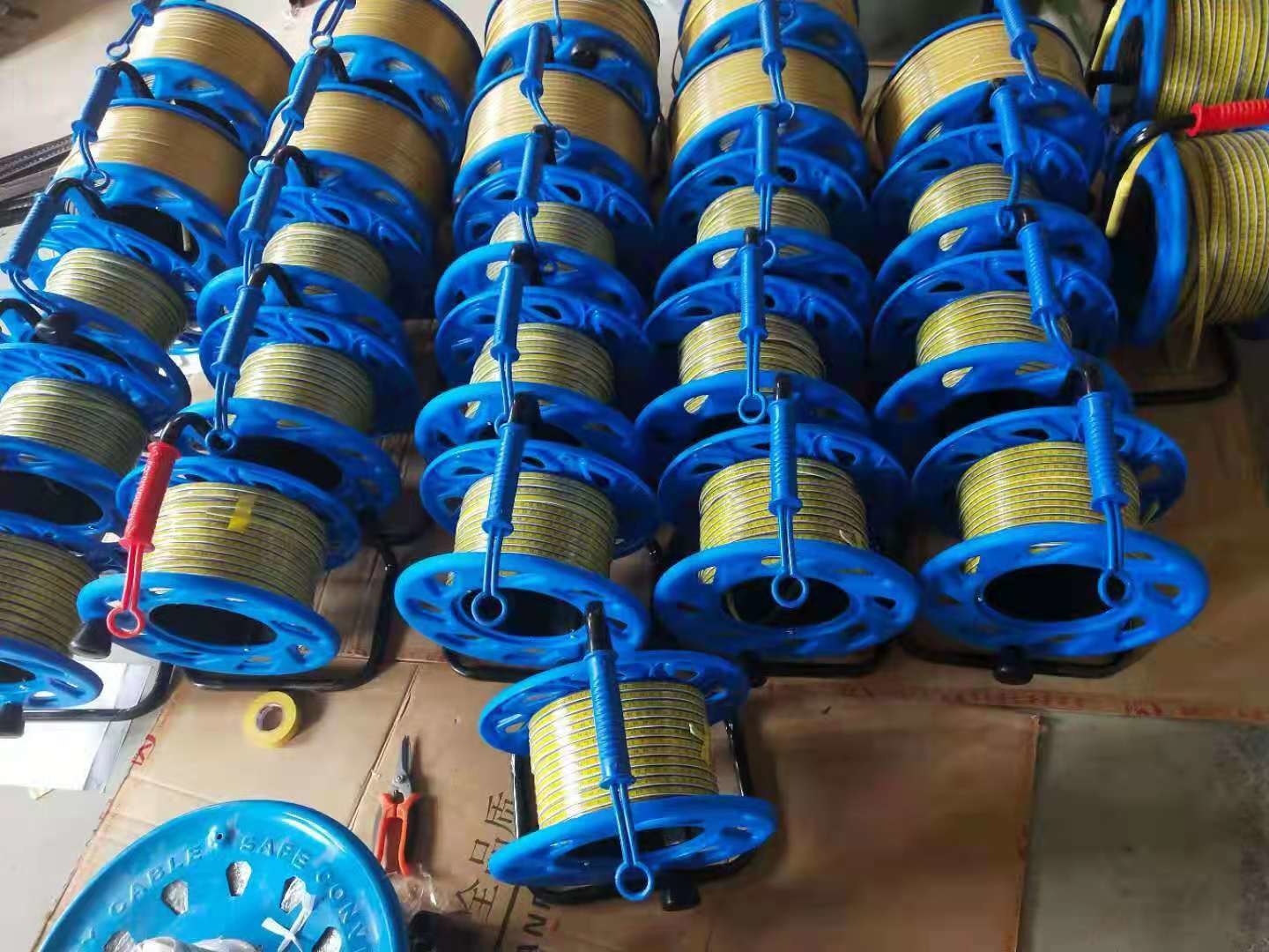 Blue Color Dc Groundwater Level Meter 30m - 500m