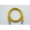 Buy cheap Yellow Cat5E Ethernet Patch Cable UTP 24AWG CCA High Speed Transmission Cable from wholesalers