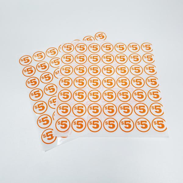 CMYK Digital Vinyl Printable Paper Glossy Matte Synthetic Promotional Labels