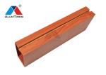 Heat Transfer Printing Aluminium Baffle Ceiling Wooden Color TU Shape