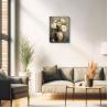 Buy cheap Vintage Peony Canvas Wall Art Floral Decor Painting for Rustic Home Decor from wholesalers