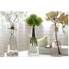 Buy cheap Unique Decorative Glass Vases , Tall Glass Floor Vases High White Glass from wholesalers