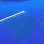 High Purity High Temperature UV Window Laser Perforated Fused Quartz Glass Plate