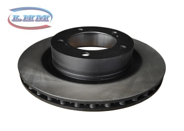 Black Steel Car Brake Parts , Toyota Sequoia USK60 USK65 Rotor Brake Disc 43512