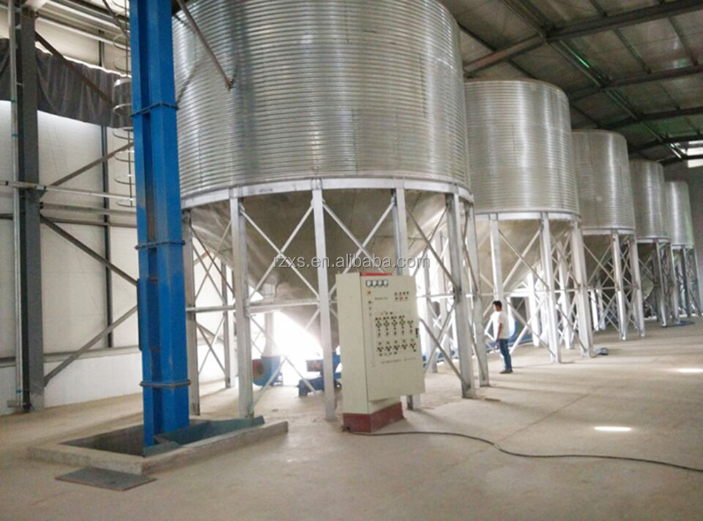 100 KG Capacity Easy Install Portable Paddy Dryer Storage Galvanized Steel Grain Silo