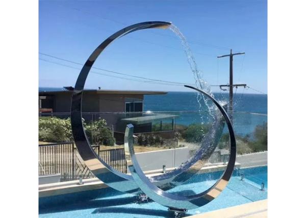 Buy cheap 200cm / 130cm Height Outdoor 316 Stainless Steel Water Feature from wholesalers