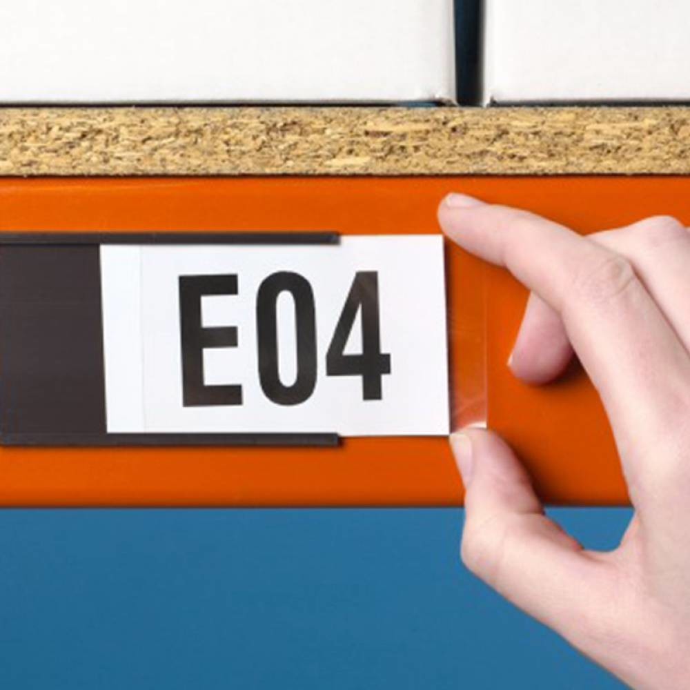 Flexible Magnetic C Channel Label Holders 1x3 Inch 1mm Thickness