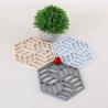Buy cheap Kitchen TPR Hexagon Pot Holder Heat Insulation Pad 16*13.8cm from wholesalers