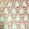 Buy cheap Pink 3D Flower Embroidered Lace Fabric For Wedding Dresses from wholesalers