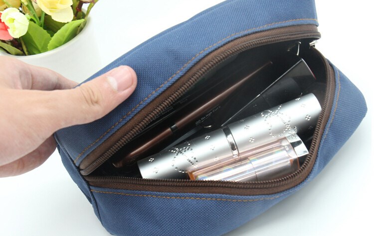 Factory direct wooden pen box case for school canvas wool felt wooden pen case