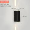 Buy cheap 4W 14w Outdoor Waterproof LED Wall Lights 4x12x6mm 8x5.5x16.5mm from wholesalers