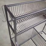 42inch Height 36inch Length Sports Equipment Organizer Rack With Baskets And