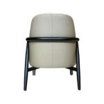 Home Furniture Wholesale Luxury Ash Wood PU Leather Armrest Leisure Bedroom