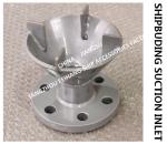 Stainless steel suction port for marine sewage well-stainless steel water tank