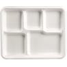Buy cheap Waterproof Oil Proof Kraft Paper Plate For Supermarket Food Packaging from wholesalers