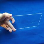 Punching Clear Quartz Glass Plate High Transmission Protect Transparent For UV