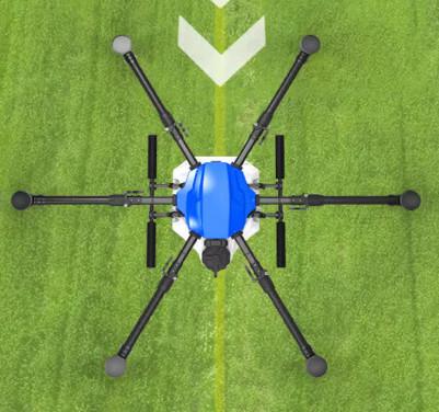 Buy cheap Blue Carbon Fiber Drone Frame 1648mm Rack Wheelbase 17L Pill Capacity from wholesalers
