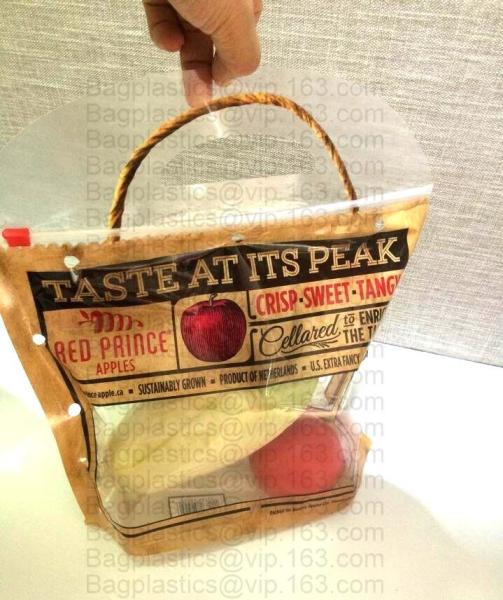 Buy cheap breathable opp cellophane plastic fresh vegetables packaging bag, vegetable fresh keeping freezer bag, reusable zipper s from wholesalers
