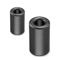 Buy cheap MnZn Magnetic Ferrite Core Ring EMI Filter Ferrite Rod Cylinder Shape product