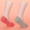 Buy cheap Grey / Red Stripes Non Slip Invisible Socks No Show Liner Socks With Good Elasticity from wholesalers