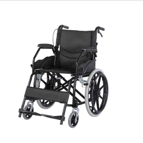Buy cheap Steel Medical Transport Wheelchair Folding Basic Manual Wheelchair For Patient CE Approved from wholesalers