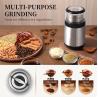 Buy cheap Transparent Lid Espresso Coffee Maker SS304 Cup Coffee Bean Flat Burr Espresso Grinder from wholesalers
