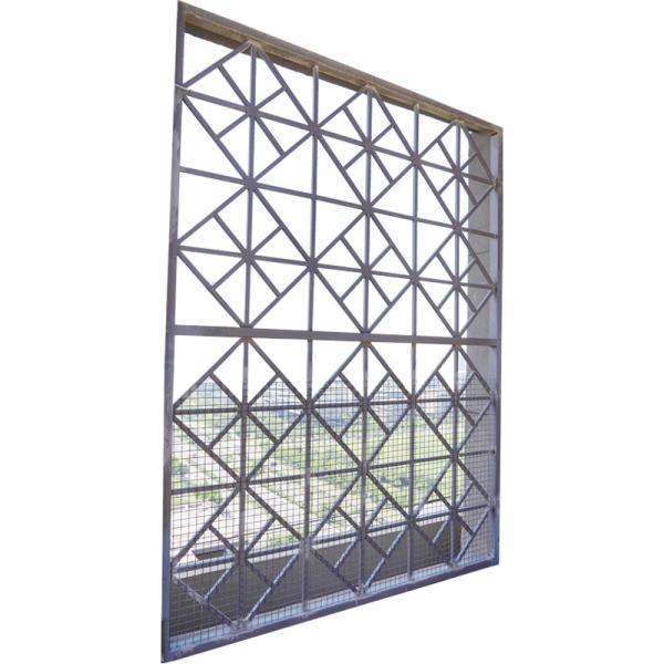 Decorative Wrought Iron Staircase Fence Deck Railing 1mm 2mm thickness Eco