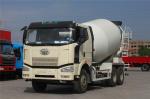 White Concrete Construction Equipment , FAW J6P Self - Load Mobile Concrete