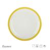 Buy cheap Round Glossy Color Porcelain Dessert Plates, 8 Inch White Stoneware Dishes Microwave Safe from wholesalers