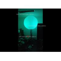 Buy cheap 96W RGB Inflatable Led Light White Nylon Fabric 160 CM Balloon For Dance Party product