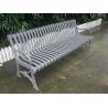 Buy cheap Polyester Powder Coated Wrought Iron Garden Bench Seat For School Campus from wholesalers