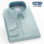 2023 New Men′s Oxford Textile Shirt Pure Cotton Spring and Autumn Long Sleeve