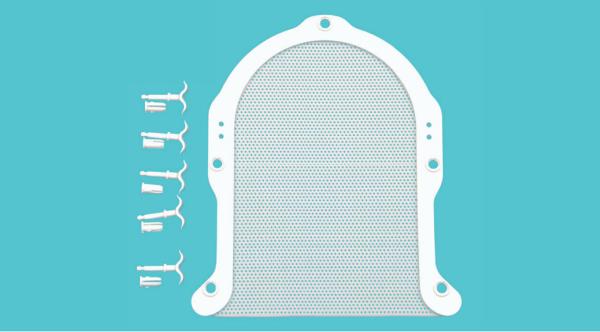 Buy cheap S Frame Head Radiation Therapy Thermoplastic Mask ISO9001 Approved from wholesalers