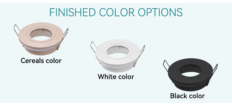 Eco Friendly Downlight Enclosure Round IP65 Recessed Can Light Housing