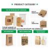 Buy cheap Die Cut Tote Bags 11x11x6" Kraft Paper Gift Bags Grocery Bags For Food Wedding Birthday Party Favor Retail from wholesalers
