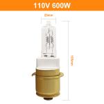 600W 110v Halogen Light Bulbs Train Locomotive Headlights Car Tail Light Bulbs
