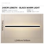 Bathroom Outdoor Waterproof LED Wall Lights Long 9w 11w 19w 24w AC85-265V