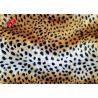Buy cheap Leopard Printed 144 F 100% Polyester Velvet Fabric Velboa Blanket 240 GSM Customized from wholesalers
