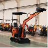 Buy cheap 8.2kw Home Mini Hydraulic Excavator With Telescopic Track Frame Rubber Track from wholesalers