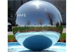 1.5M Durable Giant Inflatable Mirror Ball , Silver Reflective Balloons For Party