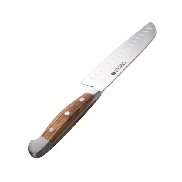 Buy cheap Apricot Cooking Stainless Steel Knife Set 5Cr15MoV 31cm Mirror Polishing 0.35kg from wholesalers
