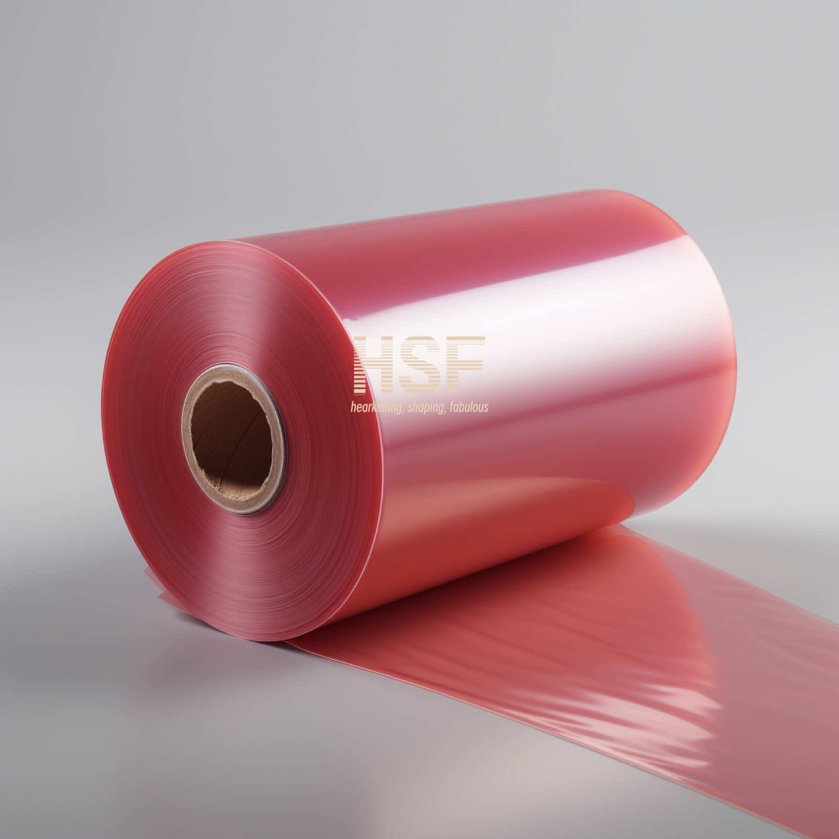 30 Micron Red Oriented Polyethylene Film Used For Creating Labels