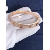 Buy cheap Elegant Gorgeous Factory Made Car Tier 18k Yellow/White/Rose Gold And Natural Diamonds LOVE Bracelet, Diamond-Paved from wholesalers