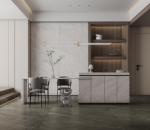 Polished Surface Porcelain Slab Tile Royal Grey For Building Decoration