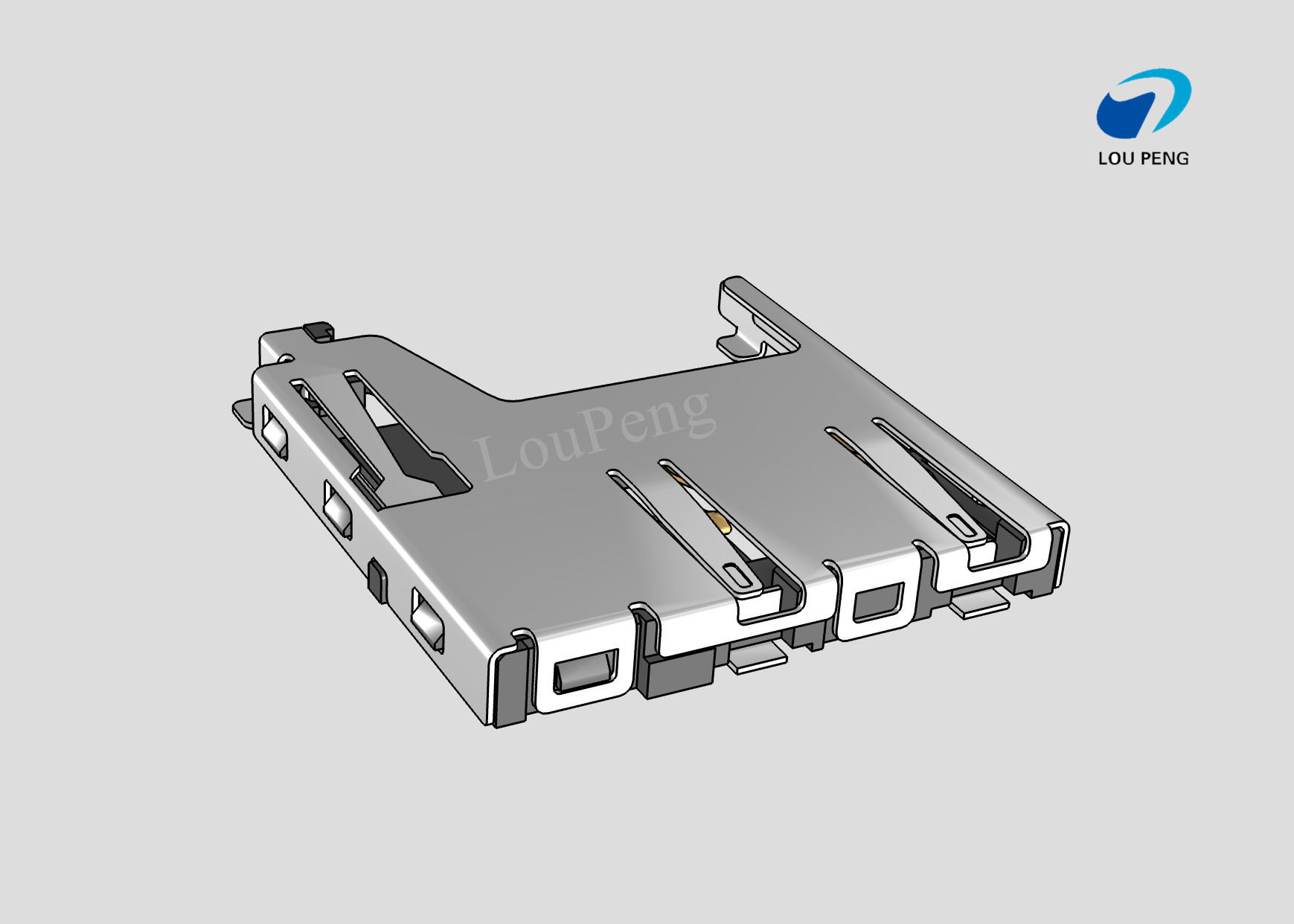 Micro SD Card Connectors, Secure Digital Compatible Card, 8 Position, Surface Mount, Right Angle
