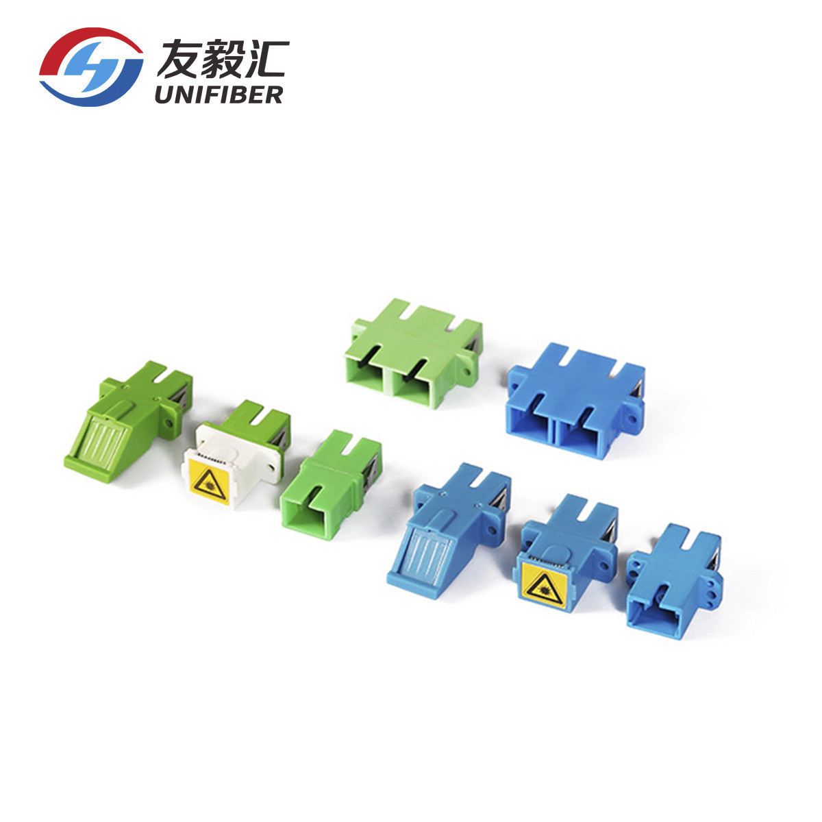 Single Mode OM3 OM4 Fiber SC Shutter Fiber Optic Adapter