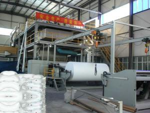 China High Efficiency Non Woven Fabric Making Machine With SIEMENS PLC Control System on sale