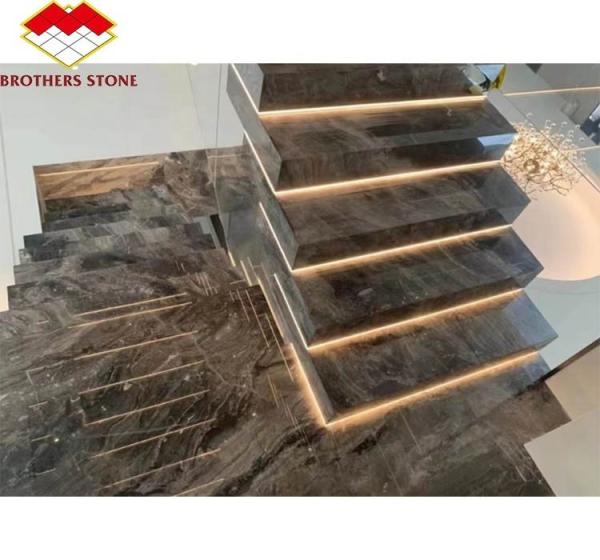 Buy cheap Interior Graphic Design Artificial Stone Steps Tiles for Modern Sintered Staircase from wholesalers