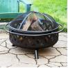 Buy cheap Outdoor Patio Backyard Garden Bonfire Camping Metal Fire Pit Bowl with Poker and Cover from wholesalers